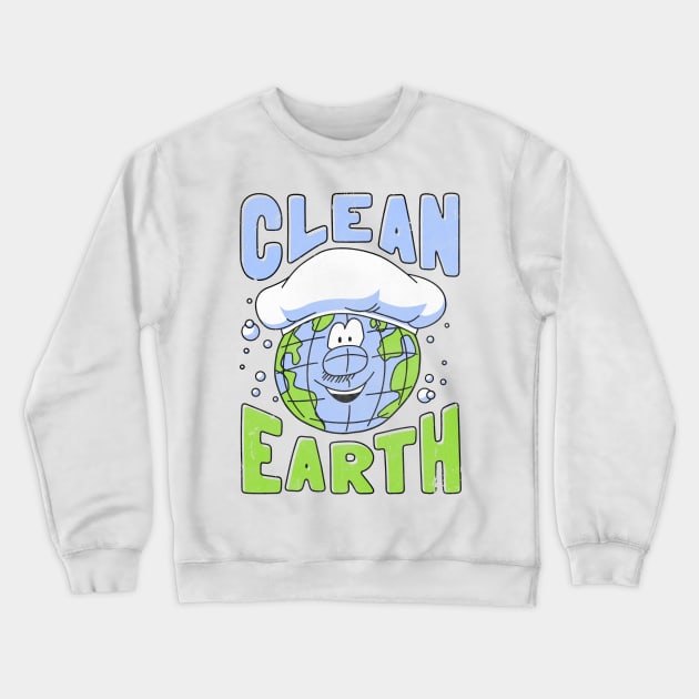 Clean Earth Crewneck Sweatshirt by BareHugz